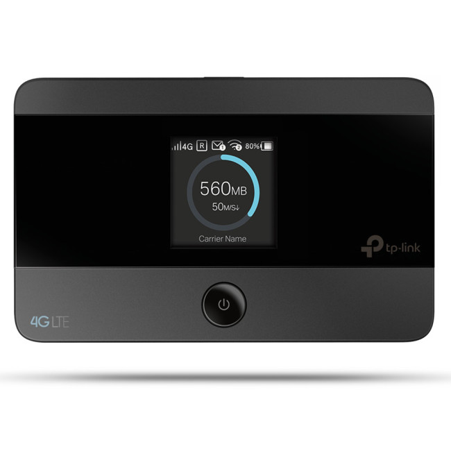 TP-Link M7350 4G LTE MiFi, Portable Travel Wi-Fi, SD Card Slot, Unlocked Mobile Wi-Fi Hotspot, 8 Hours Long Lasting Battery