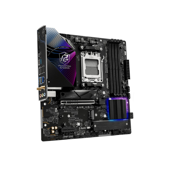 Asrock Phantom Gaming B850M Riptide WiFi Micro-ATX AMD Socket AM5 Motherboard