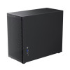 Tecware Fusion 3 High Airflow SFF Micro-ATX Mesh Gaming PC Case - Black
