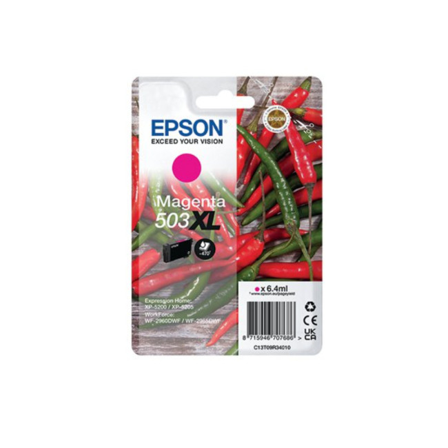 Epson C13T09R34010/503XL Ink cartridge magenta high-capacity 470 pages 64ml for Epson XP-5200