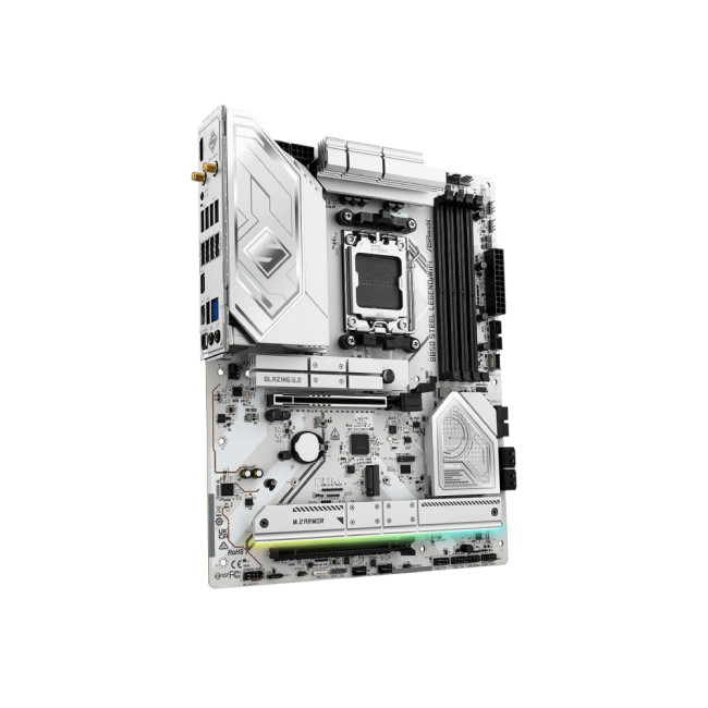 Asrock B850 Steel Legend WiFi  ATX AMD Socket AM5 Motherboard - White