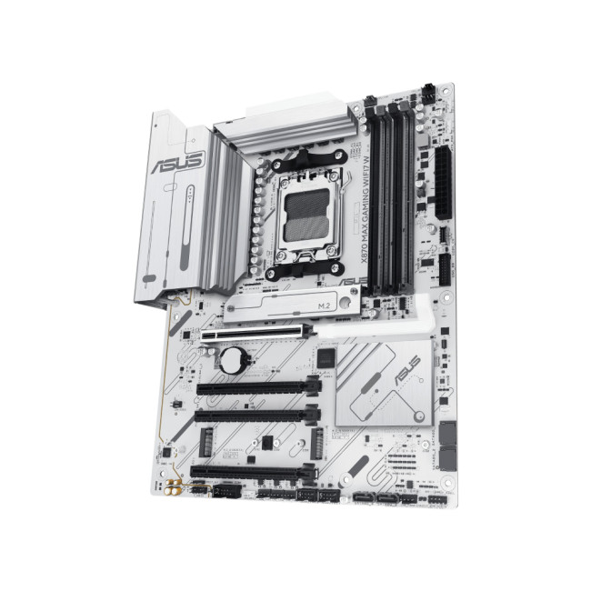 ASUS X870 MAX GAMING WIFI7 White DDR5 ATX Socket AM5 Motherboard