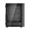 1st Player Go6-WH-4FS1 Tempered Glass Mid Tower Gaming Case - Black