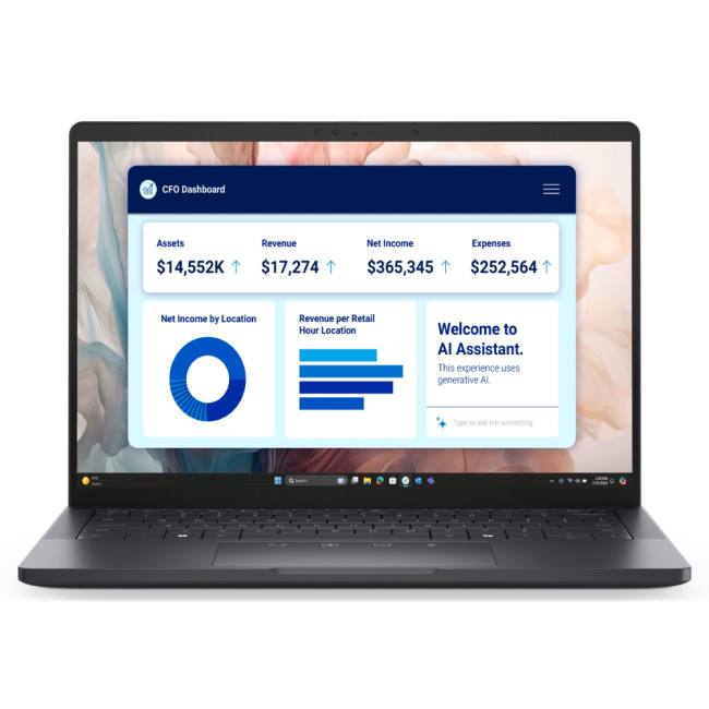 DELL Pro 13 Premium PA13250 Copilot+ Intel Core Ultra 7 268V 32GB RAM 512GB SSD 13.3" Touchscreen Quad HD+ Windows 11 Pro Business Laptop