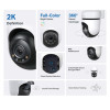 TP-LINK Tapo C510W Outdoor Pan/Tilt 2K AI Detection Motion Tracking Smart Security Wi-Fi 360&#176; Camera