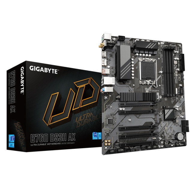 Gigabyte B760 DS3H AX Intel B760 Express DDR5 ATX LGA 1700 motherboard