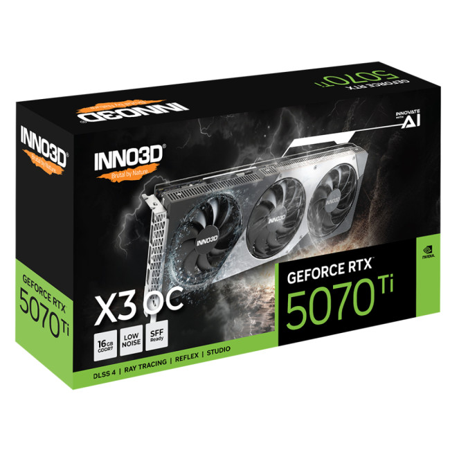 Inno3D Geforce RTX 5070Ti X3 16GB OC Graphics Card