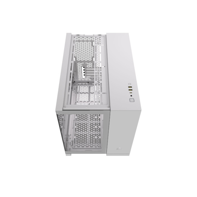 Corsair 2500X Tempered Glass Mid Tower ATX Gaming PC Case - White