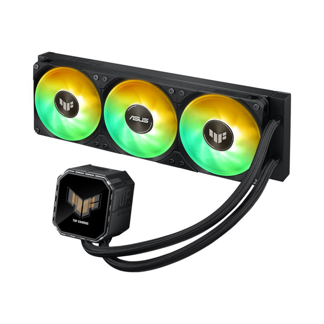 ASUS TUF Gaming LC III 360 ARGB LCD 360mm AIO Liquid CPU Cooler - Black