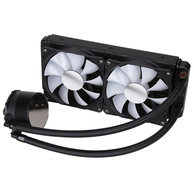 CiT Pro Glacier 240mm 4-Pin PWM ARGB Infinity AIO Liquid Cooler Black