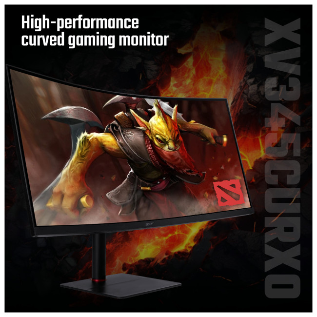 Acer Nitro XV345CURX0 34" Curved UWQHD 200Hz FreeSync Premium Gaming Monitor
