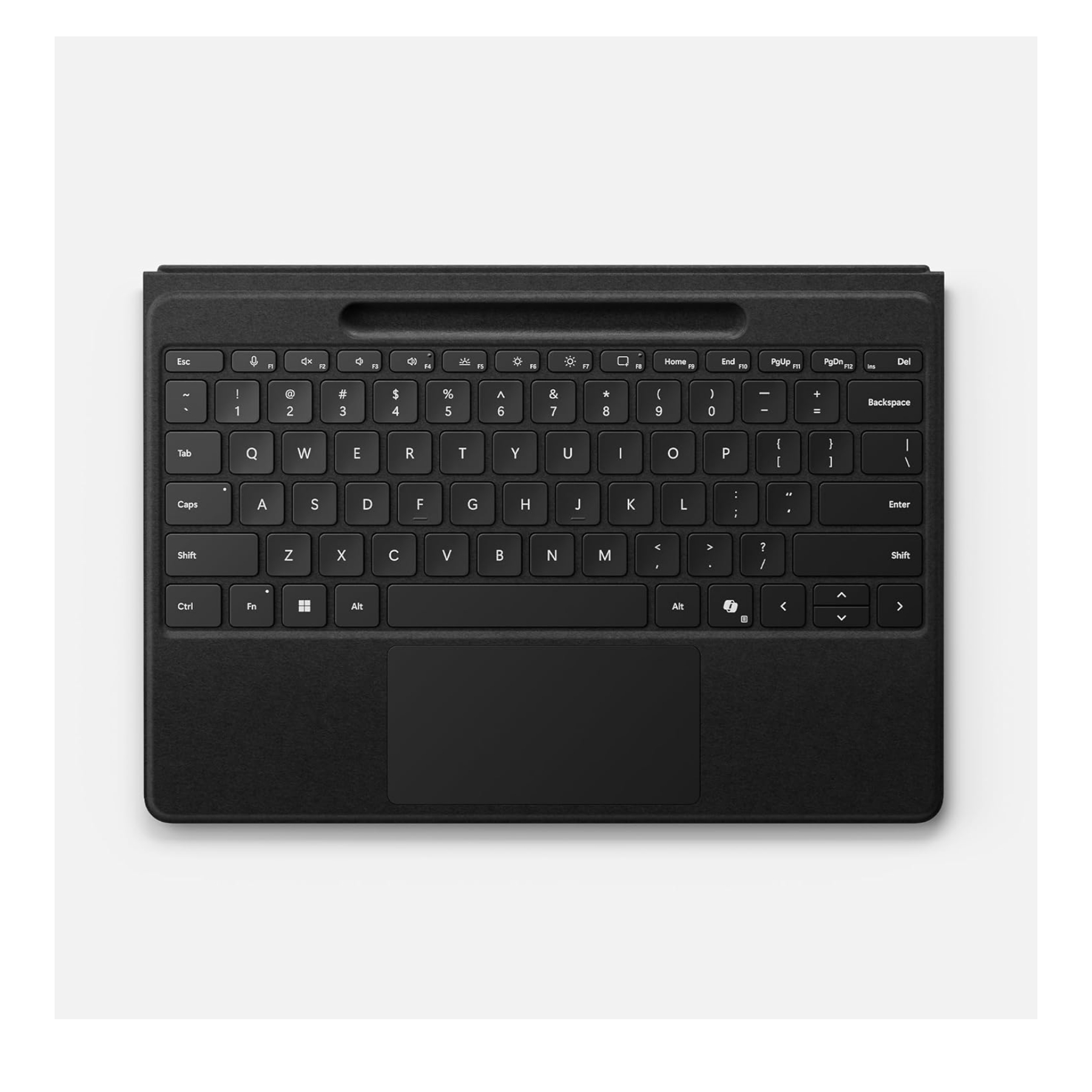 Microsoft Black Surface Pro Flex Keyboard With Touchpad & Slim Pen Input Device