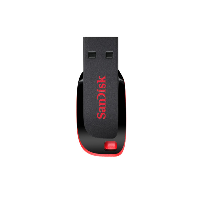 USB Stick SanDisk Cruzer Blade 128GB Type-A 2.0 USB Flash Drive