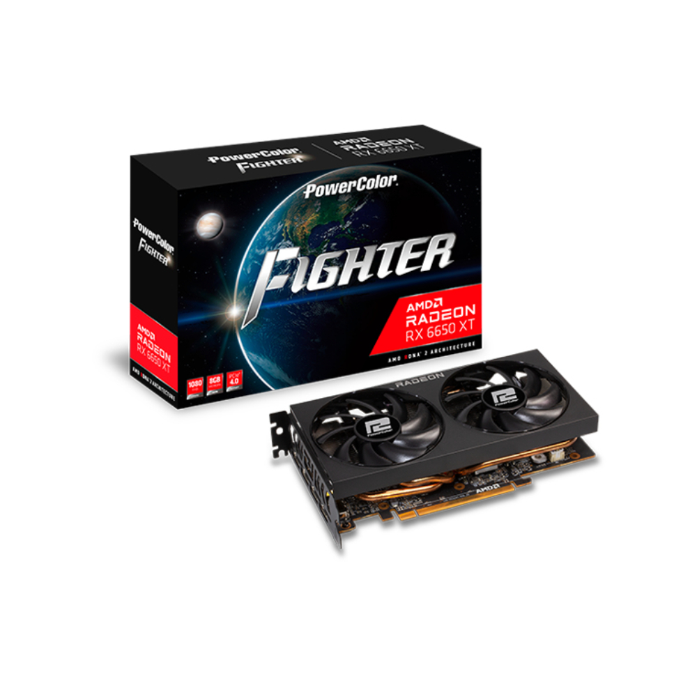 PowerColor AXRX 6650 XT 8GBD6-3DH 8GB GDDR6 Graphics Card