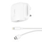 Belkin BOOST CHARGE Wall Charger Power Adapter Lightning, 1.2 m, White