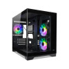 Tecware VXN Evo Micro-ATX Dual-Chamber Gaming PC Case - Black