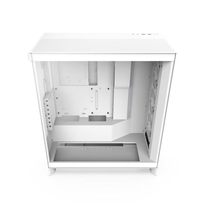 NZXT H7 Flow RGBTempered Glass Mid Tower PC Case White