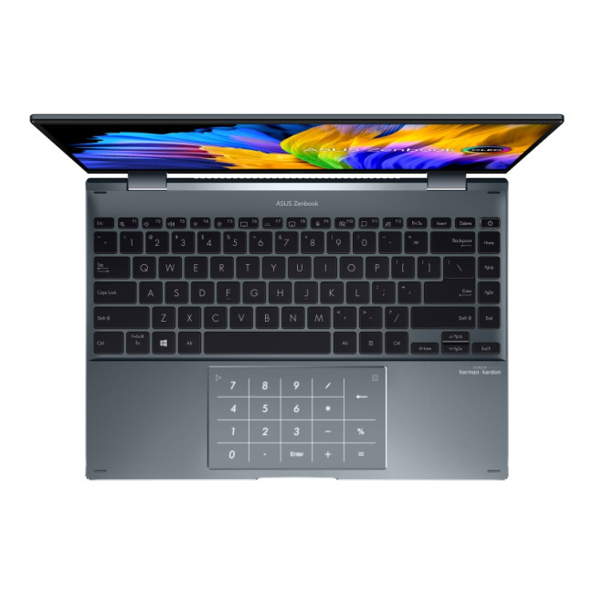 Refurbished ASUS ZenBook 14 Flip OLED Intel Core i7 11th Gen 16GB RAM 512GB SSD 14" Touchscreen Windows 11 Home Laptop