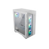 MSI MPG GUNGNIR 110R Tempered Glass Mid Tower Gaming PC Case - White