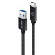 ALOGIC 1m USB 3.1 Gen 2 USB-C (Male) to USB-A (Male) -BLACK Aluminium 1m Length