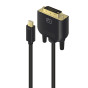 ALOGIC MDP-DVI-02-MM cable interface/gender adapter Mini DisplayPort DVI-D Black