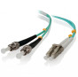 Alogic LCST-03-OM4 3m LC-ST 40G/100G Multi Mode Duplex LSZH Fibre Cable 50/125 