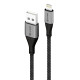 Alogic ULA8P1.5-SGR Super Ultra USB-A to Lightning Cable - 1.5m - Space Grey 