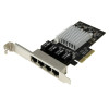 StarTech 4-Port Gigabit Ethernet Network Card - PCI Express