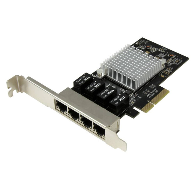 StarTech 4-Port Gigabit Ethernet Network Card - PCI Express