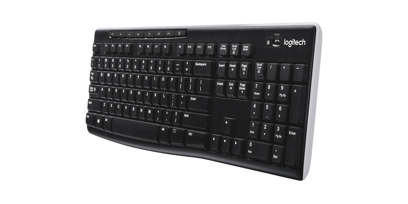 Logitech K270 Wireless QWERTY Keyboard Black - 920-003745
