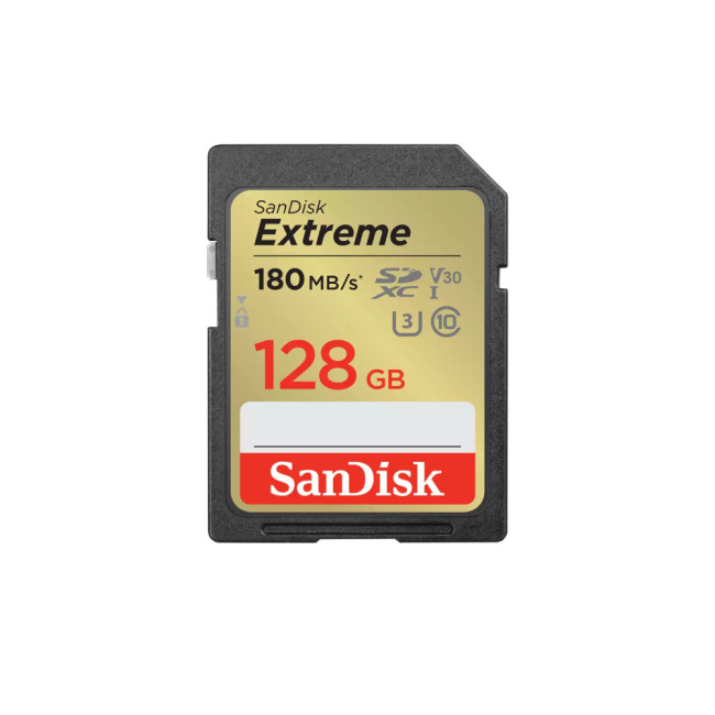 SanDisk Extreme 128GB UHS-I Class10 SDHC Memory Card