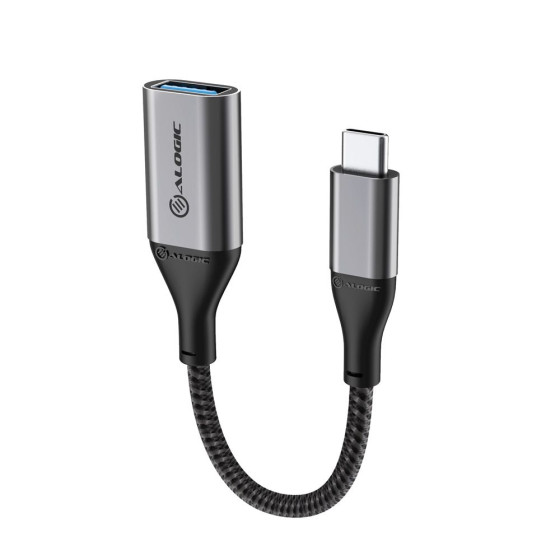ALOGIC ULCAA-SGR Super Ultra USB 3.1 USB-C to USB-A Adapter - 15cm - Space Grey