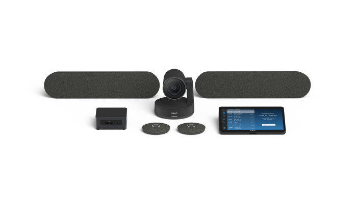 Logitech Tap Large Bundle - Zoom Video Conferencing System, 4K Ultra HD, 60 fps