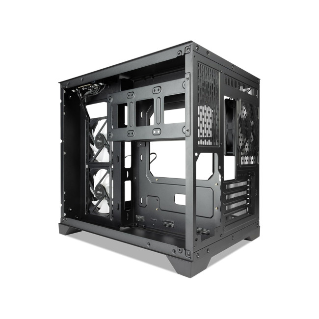 Tecware VXN Evo Micro-ATX Dual-Chamber Gaming PC Case - Black
