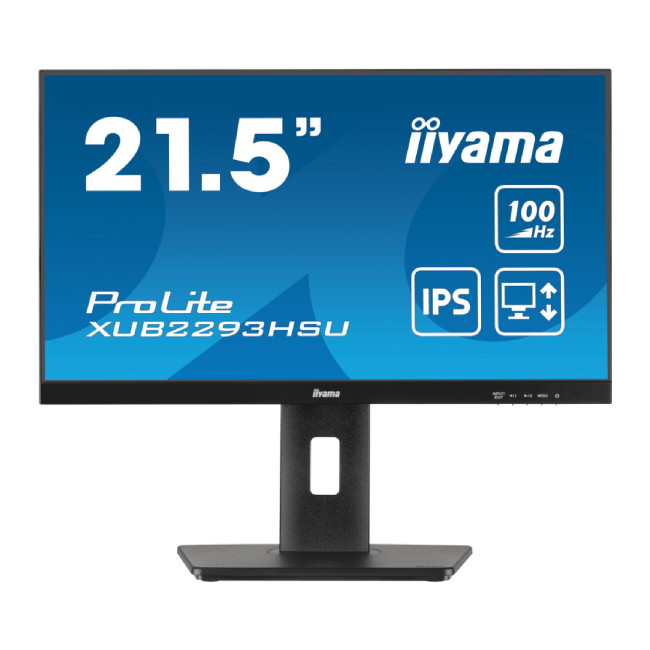 iiyama ProLite XUB2293HSU 21.5" IPS Full HD 100Hz Height Adjustable Monitor with Speakers