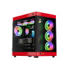 Gamdias NESO P1 BR Tempered Glass Full Tower Gaming PC Case - Black
