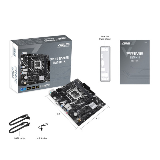 ASUS PRIME H610M-K micro ATX LGA 1700 Motherboard