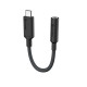 ALOGIC ELPC35A-BK mobile phone cable Black 0.1 m USB-C 3.5 mm Male/Female 