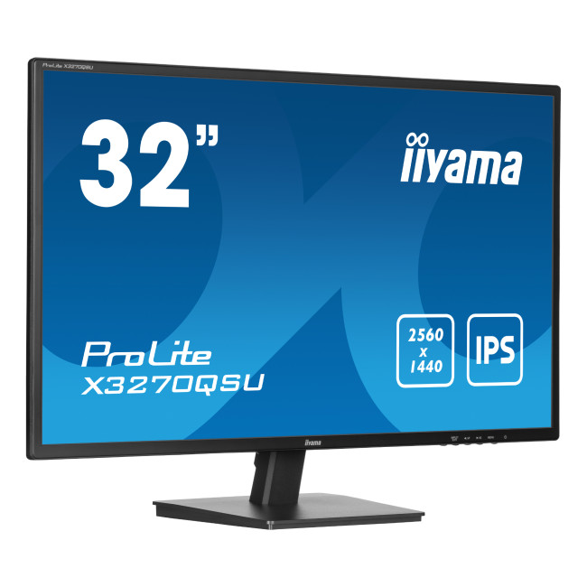iiyama ProLite X3270QSU 32" IPS Quad HD 100Hz Monitor with Speakers