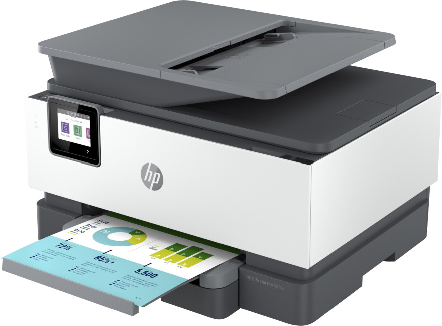 Refurbished HP OfficeJet Pro 9019e All-in-One Wireless Inkjet Printer 1200 x 1200 DPI - NO INK INCLUDED