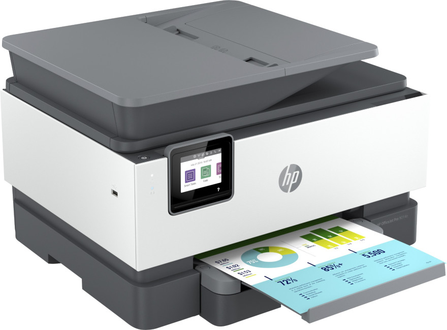 Refurbished HP OfficeJet Pro 9019e All-in-One Wireless Inkjet Printer 1200 x 1200 DPI - NO INK INCLUDED
