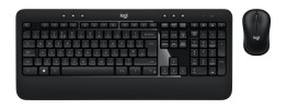 Logitech Wireless QWERTY UK English Layout Keyboard & Mouse Combo - Black