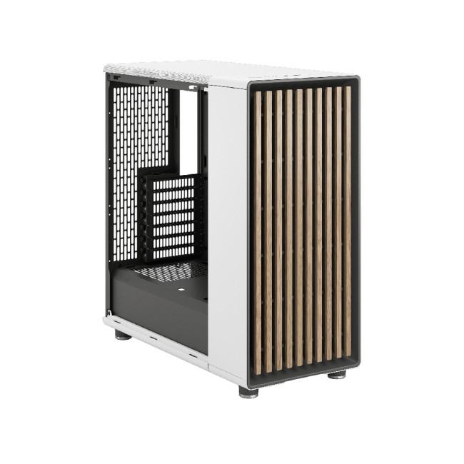 Fractal Design North ATX Mid Tower Brass/Steel Case - White