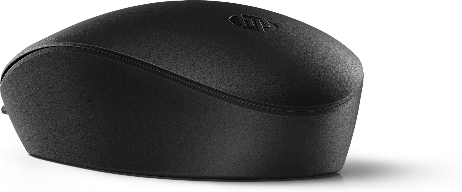 HP 128 3 Buttons Wheel Scrolling Ambidextrous Laser Wired Mouse
