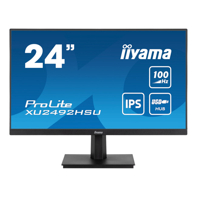 iiyama Prolite XU2492HSU-B6 24" IPS Full HD 100Hz 0.4ms Freesync Monitor with Speakers
