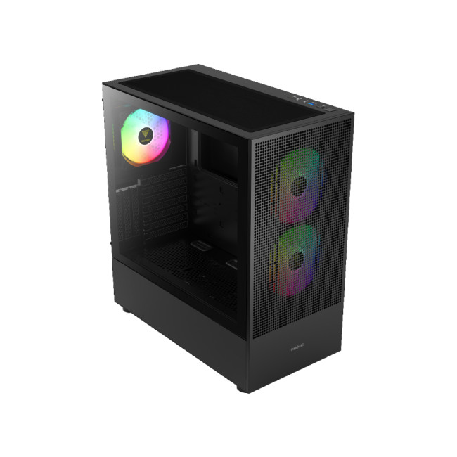 Gamdias TALOS M3 MESH Tempered Glass Mid Tower Gaming PC Case - Black