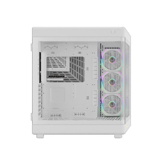 Gamdias NESO P1 PRO Tempered Glass Full Tower Gaming PC Case - White