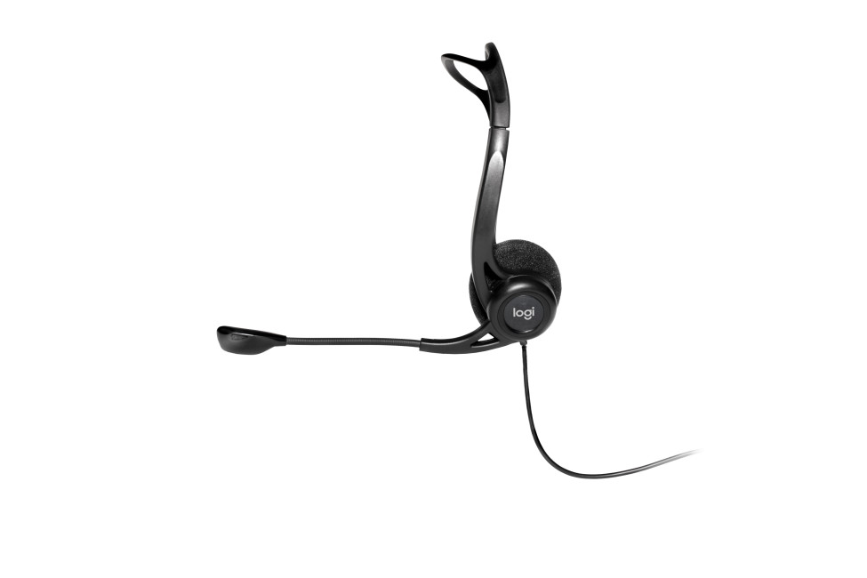 Logitech 960 Wired USB Headset Black - 981-000100
