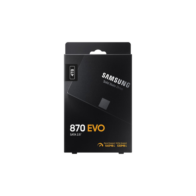Samsung 870 EVO 4TB  2.5" 560 MB/s SATA 6 Gbps Serial ATA III Solid State Drive (SSD)