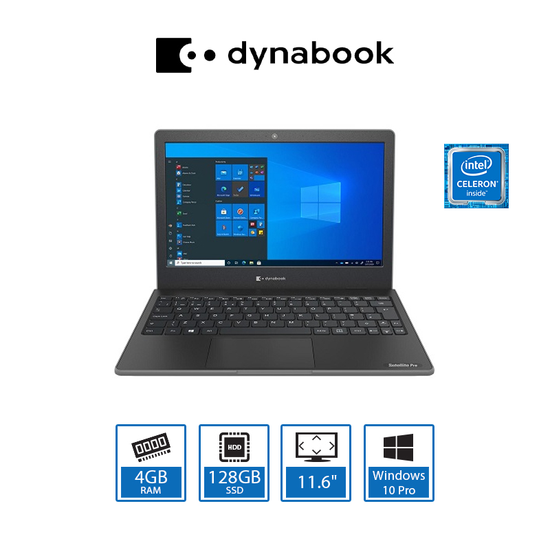 Dynabookynabook① T45 Celeron SSD128Gb Dynabook E10-S-101, Celeron N4020, 4GB RAM, 128GB SSD, 11.6